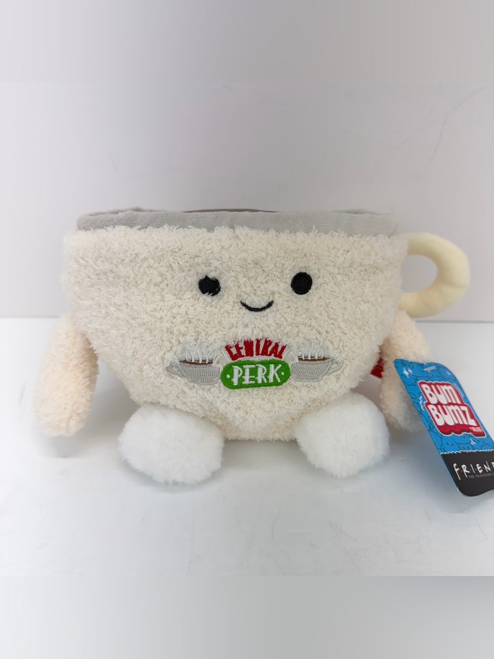 Bum Bumz By Russ “Friends” Plush White Central Perk Mug 7.5” Toy NWT